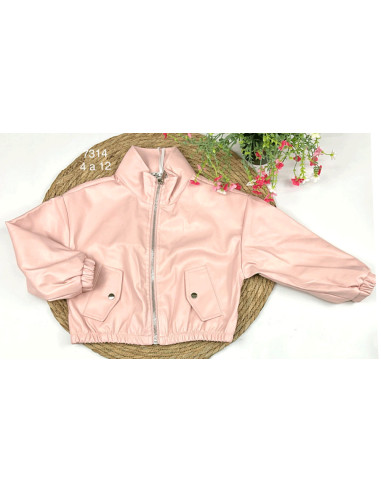 Cazadora polipiel primavera niña 