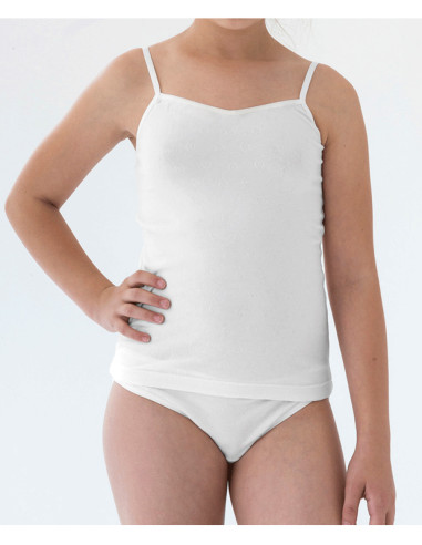 Conjunto corazones braga y camiseta niña 