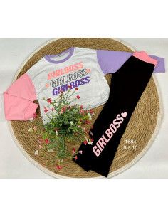 Conjunto manga larga Girl Boss niña  2