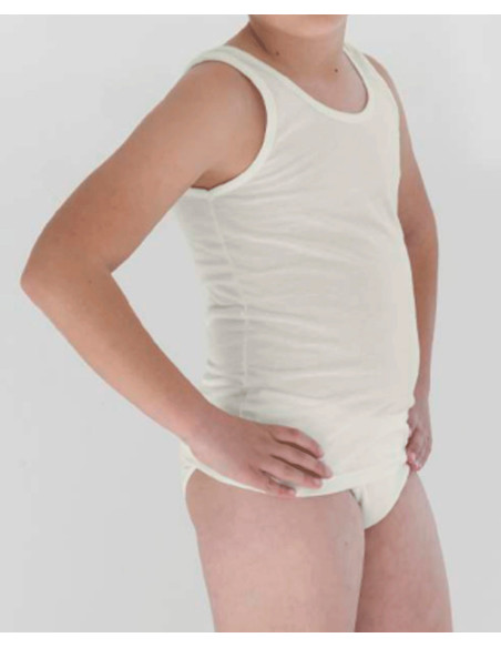 Conjunto camiseta tirante y slip niño 