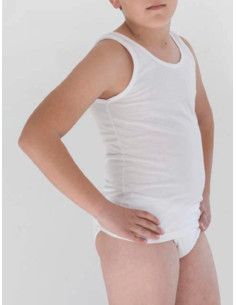 Conjunto camiseta tirante y slip niño  2
