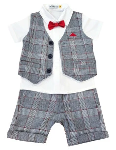 Conjunto 3 Piezas corto de vestir bebé niño 