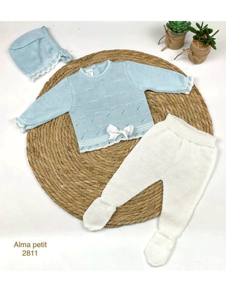 Conjunto 3 piezas de hilo lacito recién nacido [product.brand] 2 - Ropa para Bebé | dyley | 