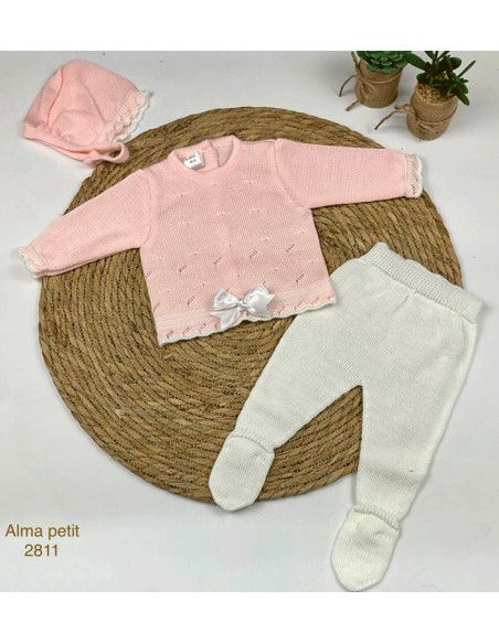 Conjunto 3 piezas de hilo lacito recién nacido [product.brand] 3 - Ropa para Bebé | dyley | 