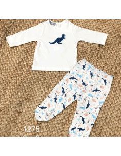 Conjunto polaina dinosaurios bebé niño [product.brand] 1 - Ropa para Bebé | dyley | 