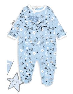 Pijama largo estrellitas azul bebé niño [product.brand] 1 - Ropa para Bebé | dyley | 