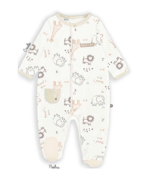 Pijama largo safari recién nacido [product.brand] 1 - Ropa para Bebé | dyley | 