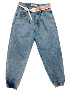 Pantalón tejano holgado para niña 