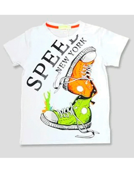 Camiseta manga corta speed niño 