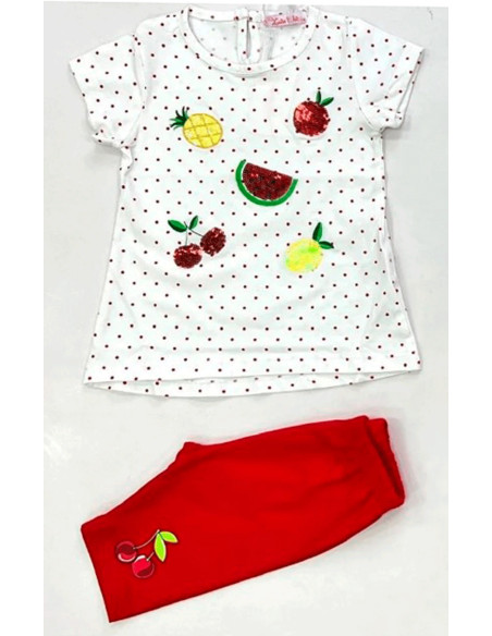 Conjunto legging topos bebé n iña 