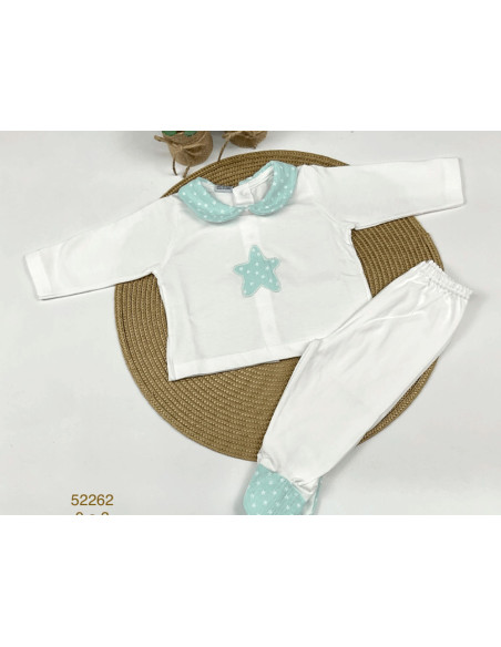 Conjunto cuello con polaina bebé 