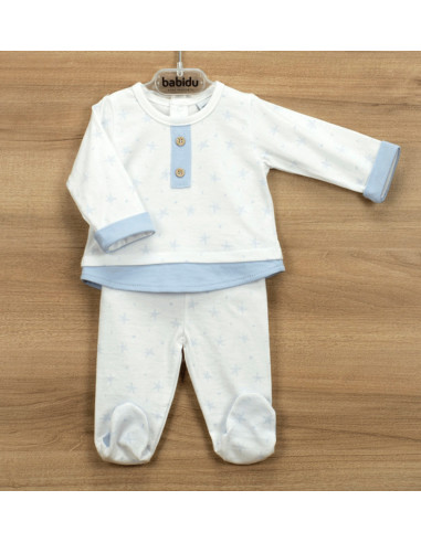 Conjunto polaina tapeta bebé niño 