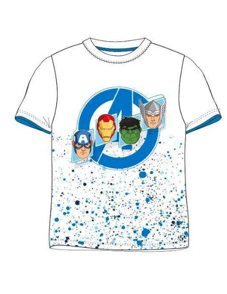 Camiseta manga corta avengers niño 