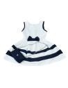 Vestido tirante con bolso a juego de niña 