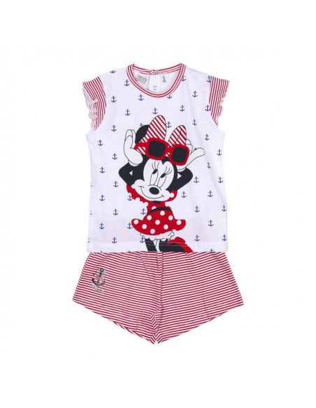 Pijama sin manga corto Minnie lazo niña [product.brand] 1 - Ropa para Bebé | dyley | 