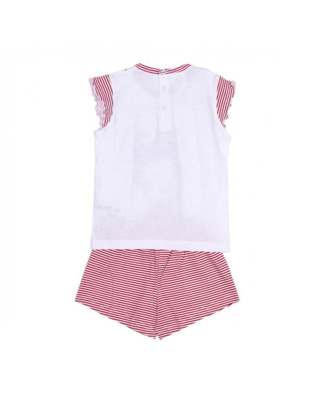 Pijama sin manga corto Minnie lazo niña 