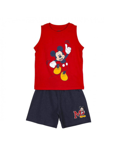 Ropa de niño |Pijama tirante Mickey rojo niño | DYLEY.COM