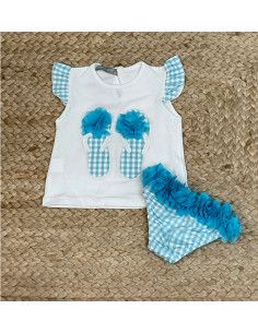 Conjunto baño zapatillas bebé niña [product.brand] 1 - Ropa para Bebé | dyley | 