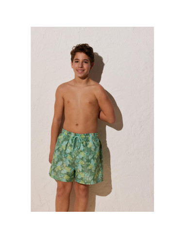 Bañador hojas niño 