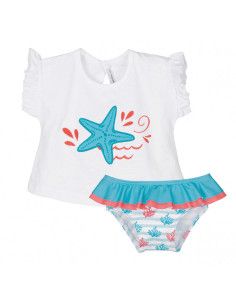 Conjunto baño estrella mar bebé niña [product.brand] 1 - Ropa para Bebé | dyley | 