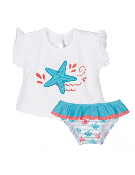 Conjunto baño estrella mar bebé niña [product.brand] 1 - Ropa para Bebé | dyley | 