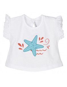 Conjunto baño estrella mar bebé niña  2