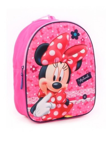Mochila 3D Minnie fucsia 