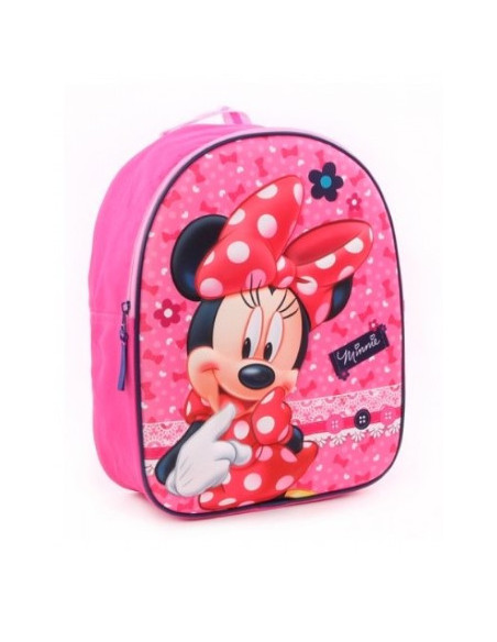 Mochila 3D Minnie fucsia 