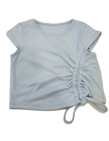 Camiseta sin manga nudo niña 