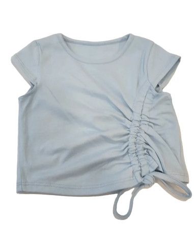 Camiseta sin manga nudo niña 