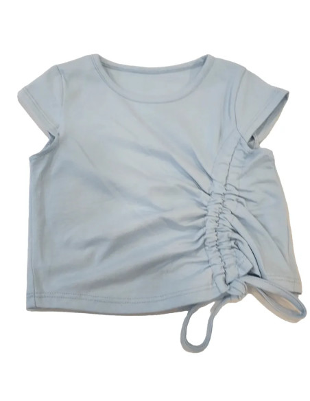 Camiseta sin manga nudo niña 