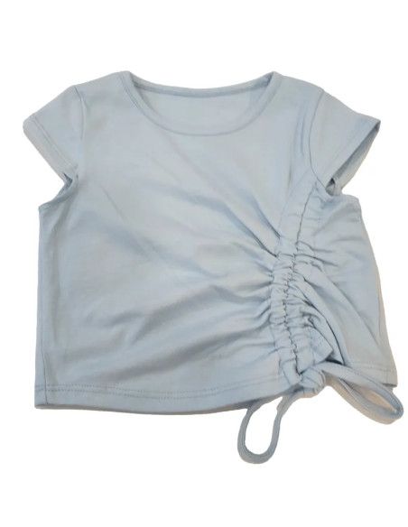 Camiseta sin manga nudo niña 