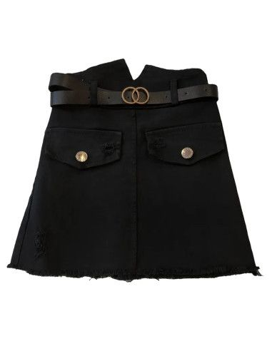 Falda corta cintura alta negro niña [product.brand] 1 - Ropa para Bebé | dyley | 