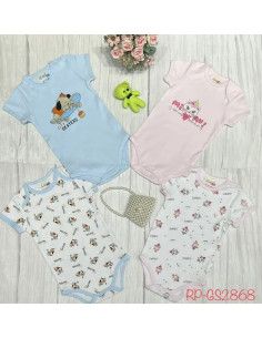 Bodys manga corta color bebé [product.brand] 1 - Ropa para Bebé | dyley | 