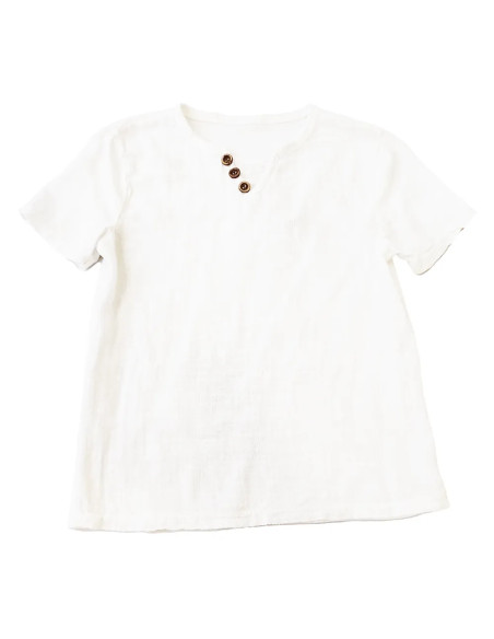 Camiseta manga corta fluida niño 