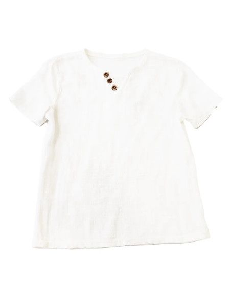 Camiseta manga corta fluida niño 