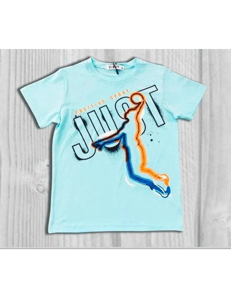 Camiseta manga corta just niño 