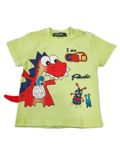 Camiseta manga corta dragón bebé niño 
