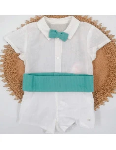 Conjunto de manga corta para ceremonia niño 
