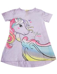 Conjunto manga corta caballo niña  2