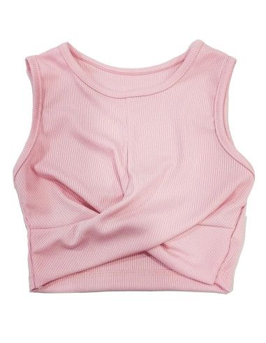Camiseta sin manga cruzada niña 