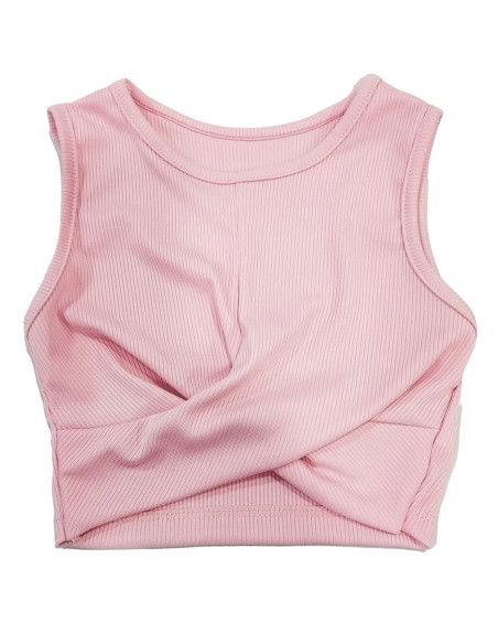Camiseta sin manga cruzada niña 