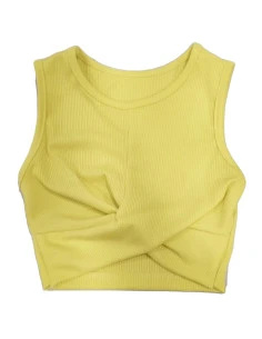 Camiseta sin manga cruzada de niña 