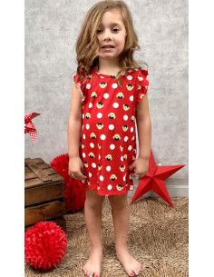 Vestido camisola osita niña 