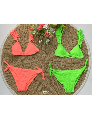 Conjunto bikini colores niña 