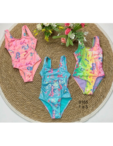 Bañador sirenitas bebé niña 