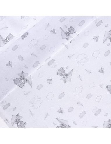 Sabana mini cuna avión papel [product.brand] 3 - Ropa para Bebé | dyley | 