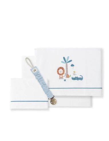 Sabana cuna león palmera y chupetero [product.brand] 2 - Ropa para Bebé | dyley | 