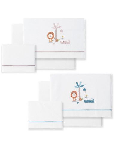 Tríptico maxicuna león palmera [product.brand] 1 - Ropa para Bebé | dyley | 