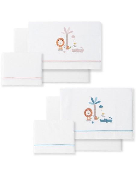 Tríptico maxicuna león palmera [product.brand] 1 - Ropa para Bebé | dyley | 